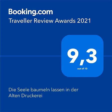 Seele Baumeln Lassen In Der Alten Druckerei Apartmán *